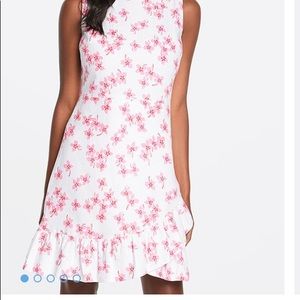 Draper James Pink Multi Faux Wrap Dress